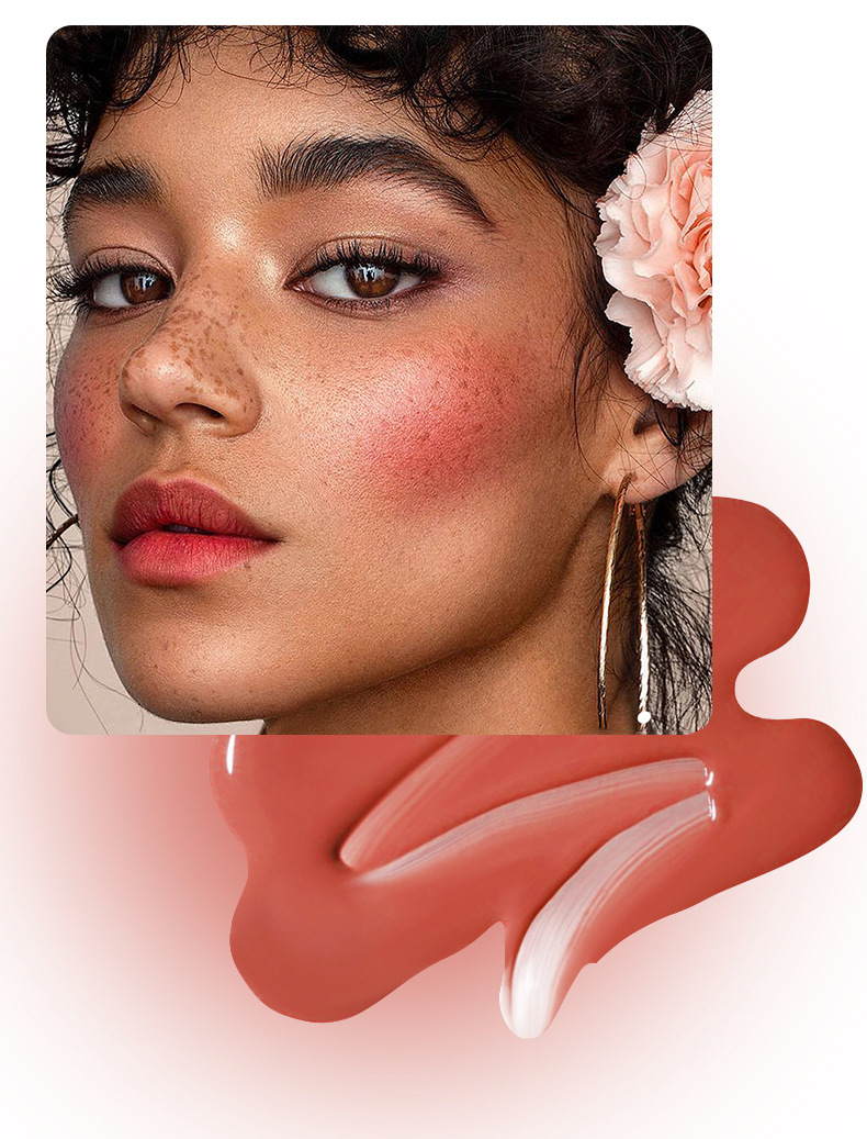 Cross-border ti Brightening Liquid Blush Matte, natural and three-dimensional, complexion enhancement, contouring, nude makeup blush Item Picture