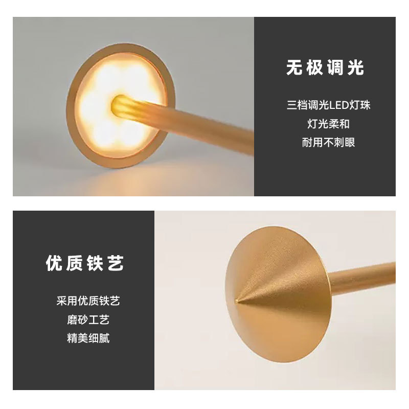 外国貿易尖塔 LED ナイトライトシンプルな装飾ライトアメリカンクリエイティブ雰囲気ライトレストランベッドサイド研究小さなテーブルランプ|undefined