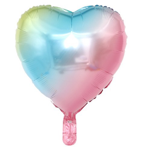 18 pulgadas en forma de corazón de cinco puntas globo estrella amor película de aluminio globo boda cinta decoración fiesta de cumpleaños decoración de la boda