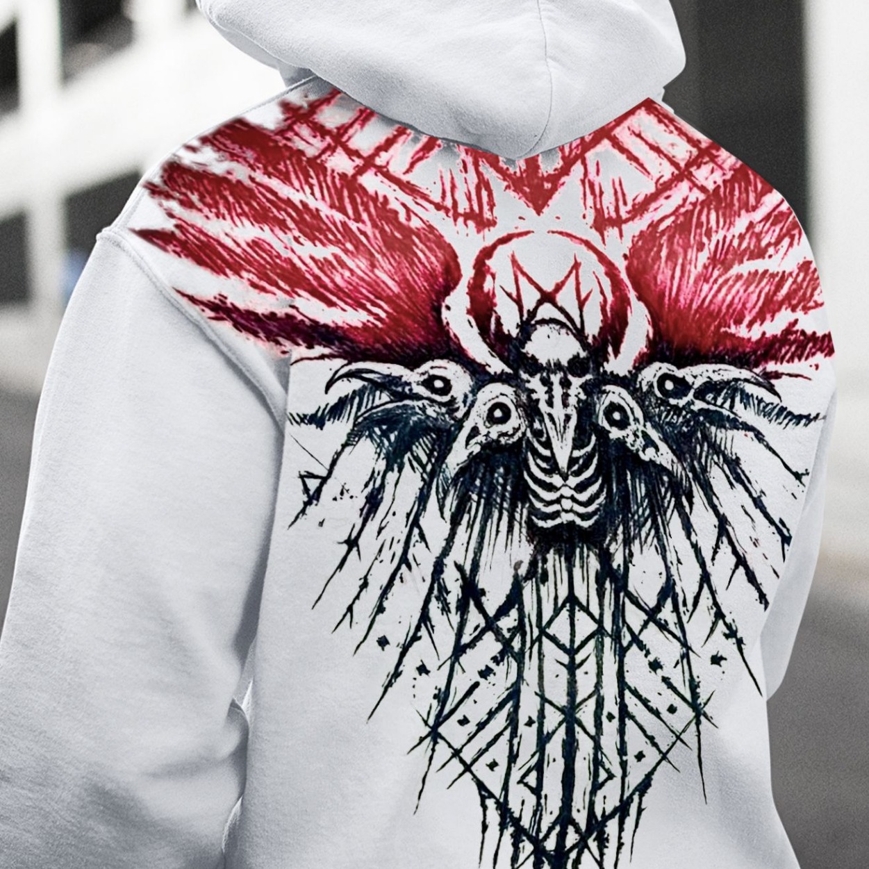 Estación independiente transfronteriza impresión digital para hombres y mujeres, parejas con capucha, suéter fresco de moda, ropa de otoño, blusa casual de otoño e invierno de Halloween