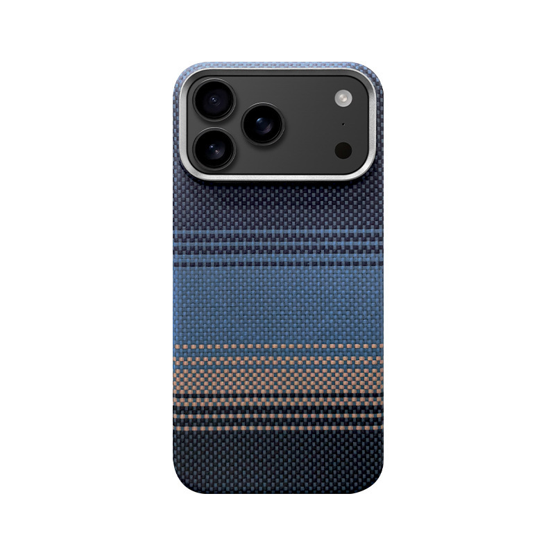 适用苹果17Air凯夫拉手机壳iphone17Promax芳纶纤维17磁吸保护套|undefined