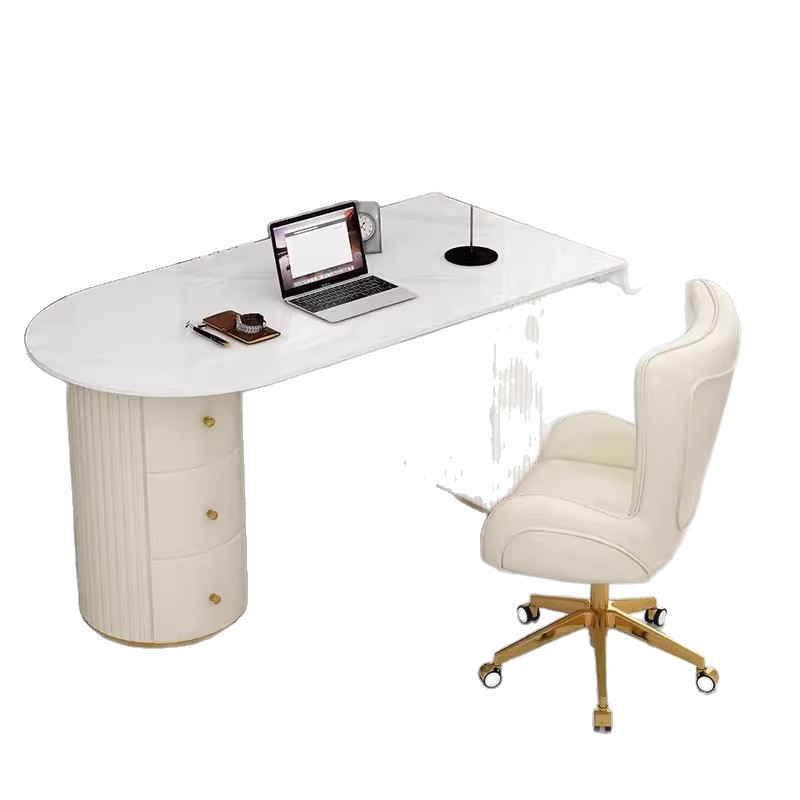 Mesa de consultas de salón de belleza moderna de lujo simple mesa de consultas de recepción de fotografía de boda mesa de consultas de consulta ambulatoriales orales image 6