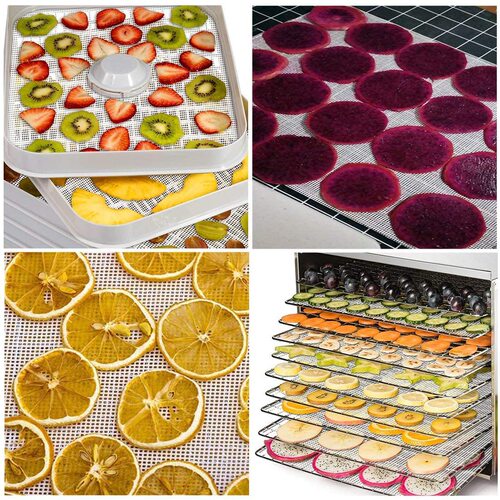 Non-stick food silicone mesh mat, baking silicone mat, fruit drying mat, steaming mesh mat, dried meat mat, dried meat and sweet potato