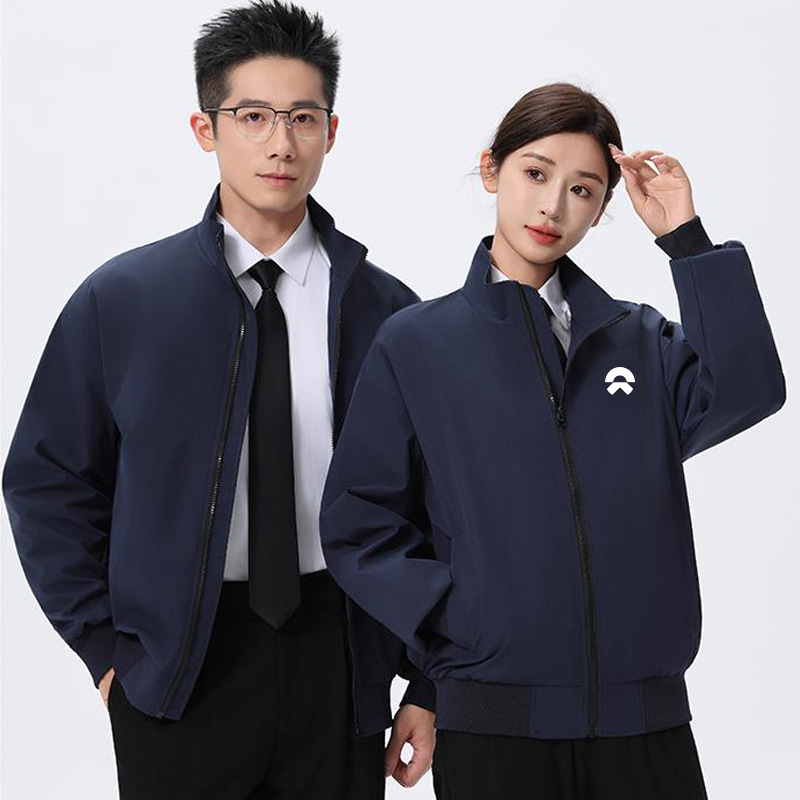 Anti-Static Stand Collar Jacket Business 4S Shop Workwear with Printed Logo Custom Thin Single-Layer Embroidery Anti-Static Stand Collar Jacket Business 4S Shop Workwear with Printed Logo Custom Thin Single-Layer Embroidery
