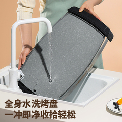 58C1電烤盤烤肉盤韓式家用室內無煙不粘鍋多功能涮烤一體機燒