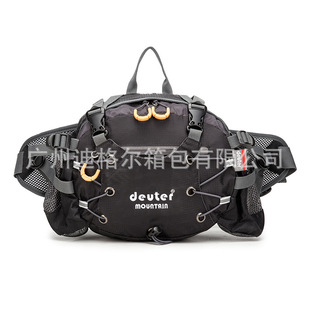 Outdoor Sports Mountaineering Waist Bag Large Capacity Single Shoulder Diagonal Multi-Pocket Portable Durable Camping Travel Travel Waist Bag