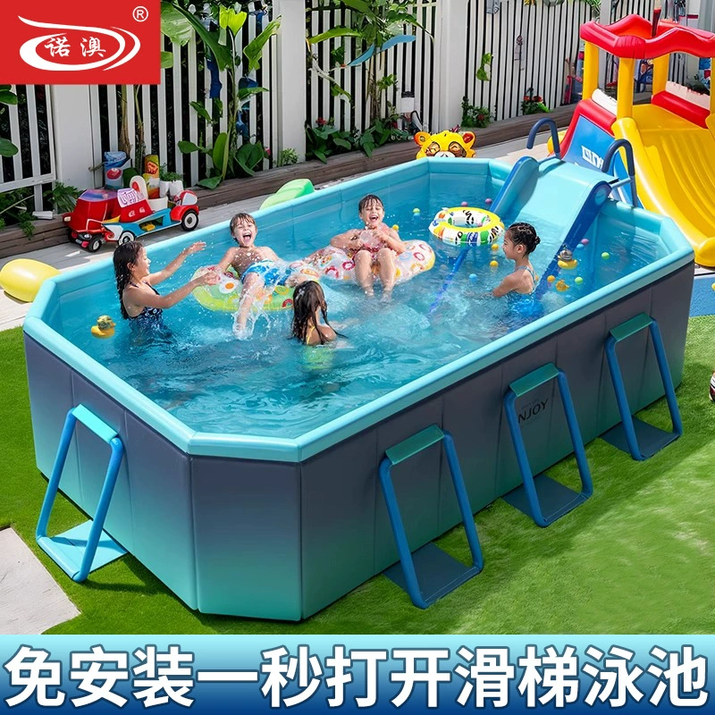 Надувной бассейн Aqua Park, складной детский дорожный бассейн, размеры 1,6–3,0 м