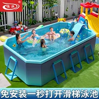 Надувной бассейн Aqua Park, складной детский дорожный бассейн, размеры 1,6–3,0 м