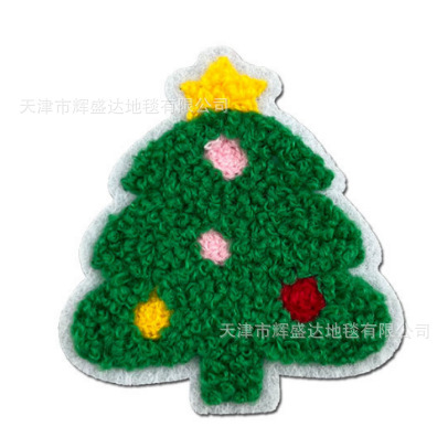 圣诞节仿羊绒地毯浴室卫生间玄关耐磨门垫地垫氛围感装饰脚垫子|undefined