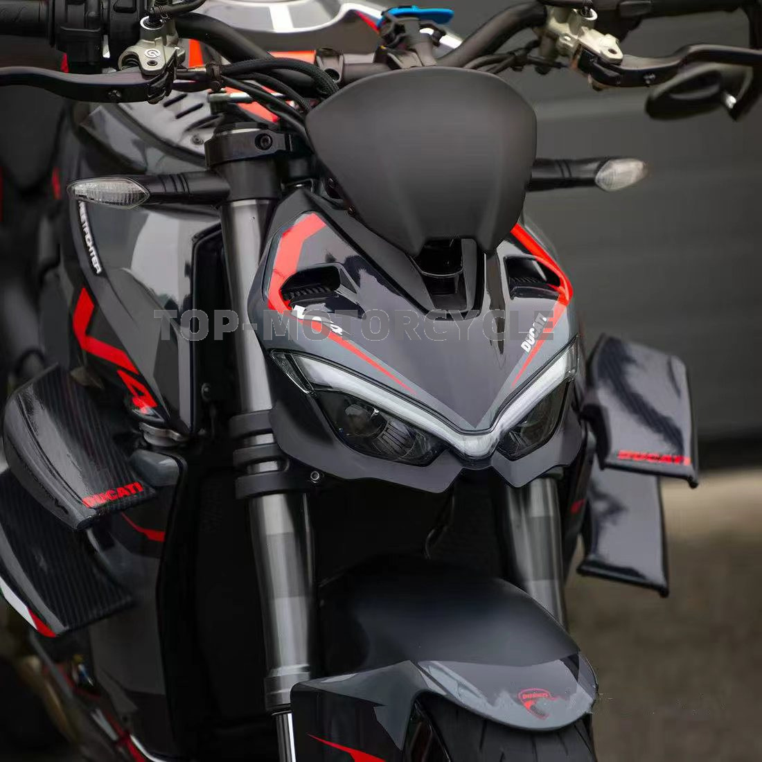 Suitable for Ducati Streetfighter V4V4S Motorcycle Front Windshield 2020-2024