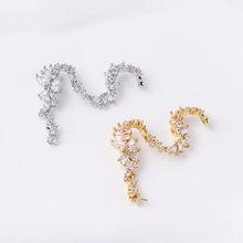 ��ɫ18K������ʯ���λ���S�θ��� ����������朵���diy���