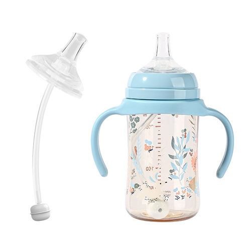 Adapted to the handle of the piggyback bottle accessories, the second and third generation PP glass bottle wide-diameter universal drop resistance silicone handle