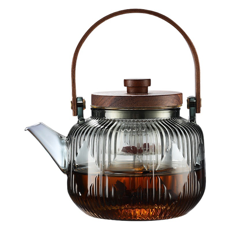 Cocina tetera de vidrio de agua hirviendo tetera eléctrica resistente a altas temperaturas estufa de cerámica especial tetera hogar olla de haz