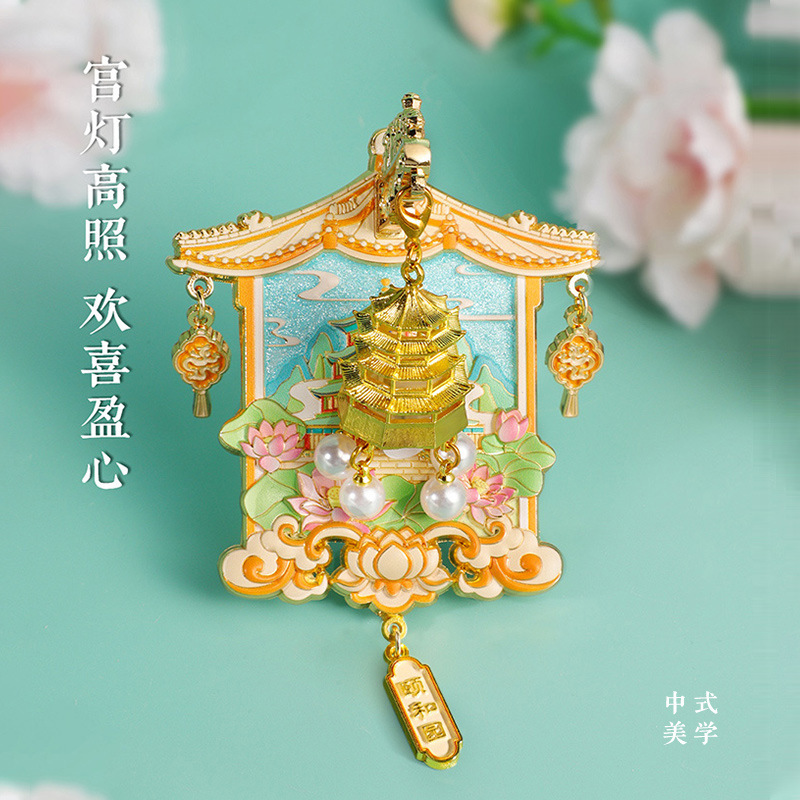 颐和园发光冰箱贴金属磁吸北京故宫博物院文创旅游纪念品伴手礼|undefined