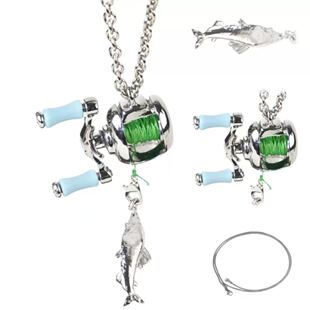 �羳����վ��ƷMini fishing reel necklace����O��݆�朵���