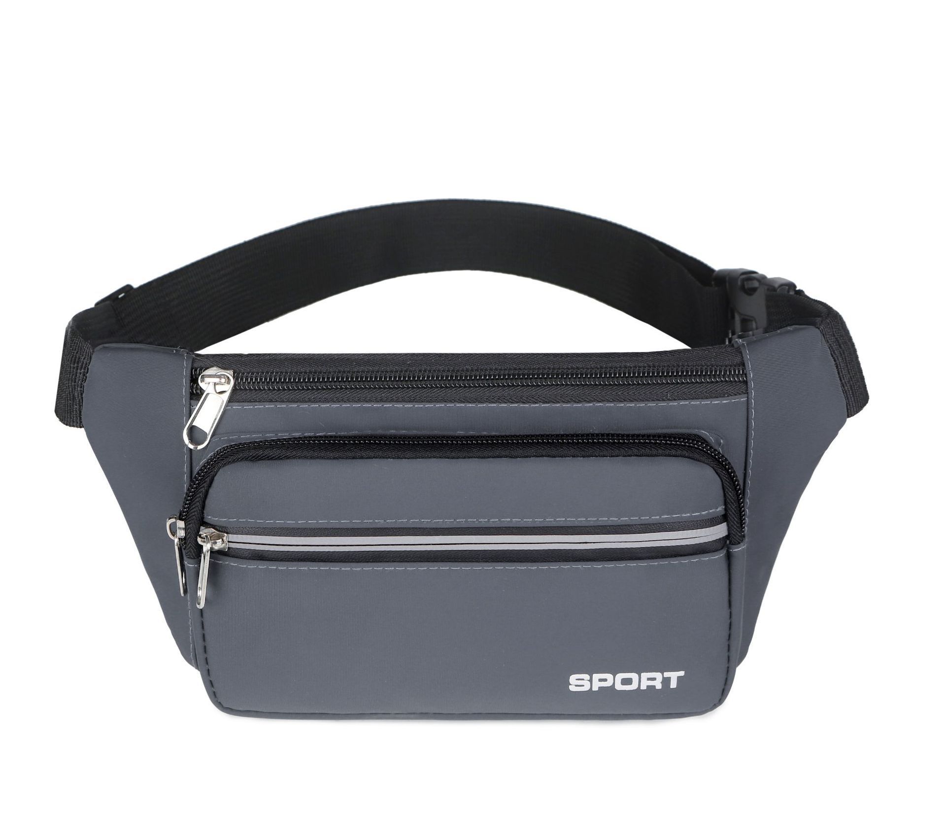 Comercio exterior nuevo bolso de hombre moda ocio bolso de pecho de nylon multicapa deportivo al aire libre bolso de cintura de teléfono móvil