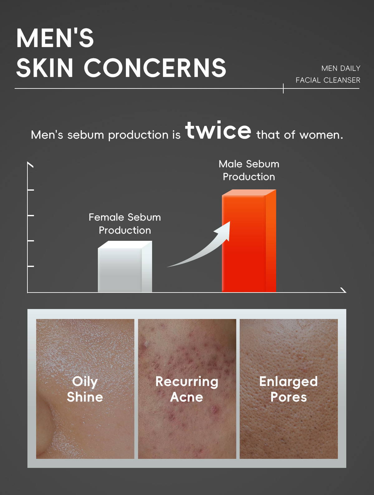 The new cross-border product LAIKOU Men's Facial Cleanser 50g refreshing facial Cleanser is in stock for facial cleansing, hydrating and moisturizing undefined