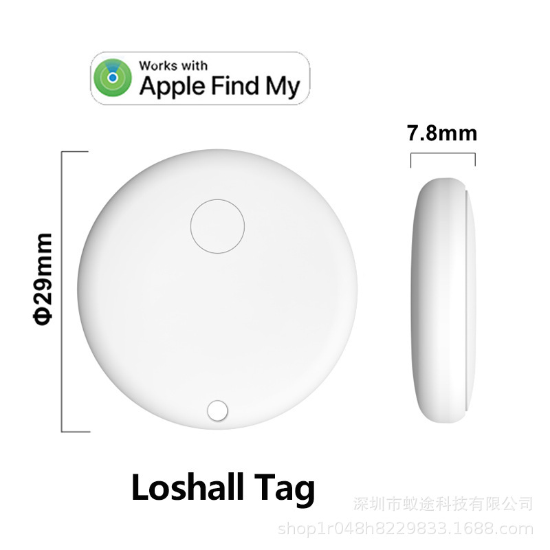 MFI-zertifizierter Bluetooth-Tracker für Geldbeutel, Schlüssel, Haustiere, Senioren und Kinder - GPS-Ortung mit iOS Find My