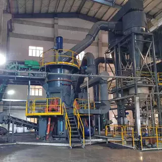 钾矿石立磨机1000目石粉加工设备HLMX超细立式磨粉机