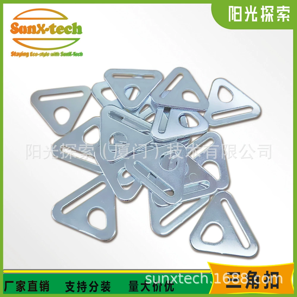 Железный треугольник пряжка капли воды пряжка из нержавеющей стали рога пряжка наружный кемпинг ветер веревка пряжка чемодан аксессуары для багажа завод прямой