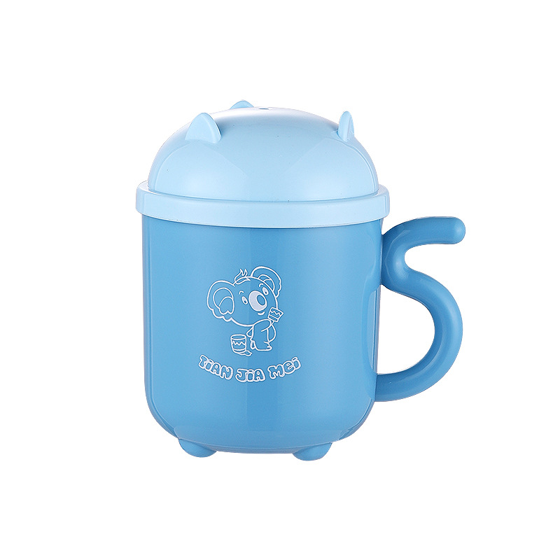 어린이집 304 스텐 물컵 뚜껑 손잡이 분리형 이중컵 300ml