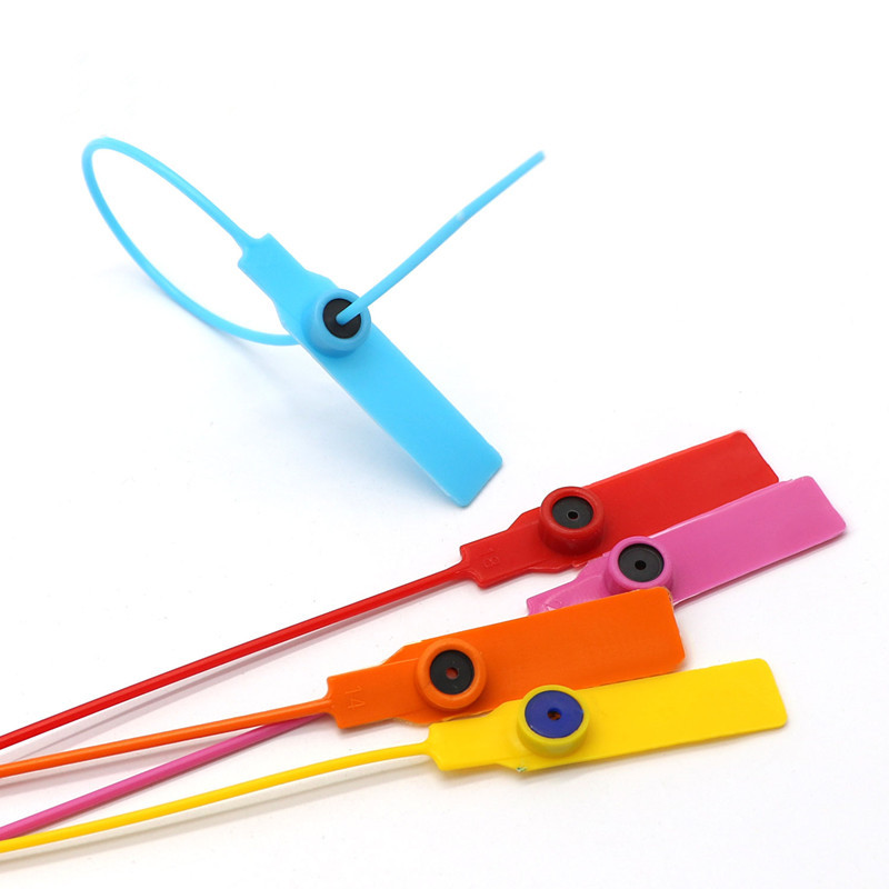 批发一次性塑料封条封签物流集装箱衣服煤炭铅封塑料封扣封签