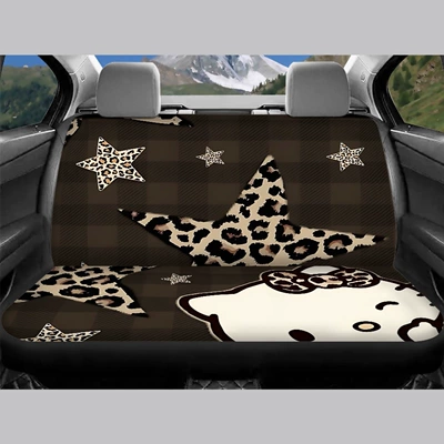 Universal seat cover — independent online stores, featuring a coffee-colored leopard