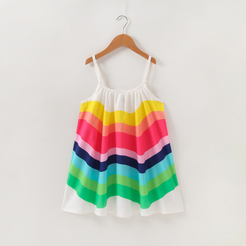 Summer rainbow dress