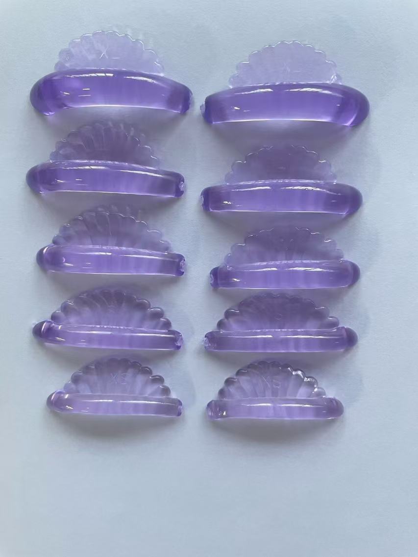 Nuevas pestañas de concha transfronterizas, juntas de ojos de silicona, cirugía de ciliar de queratina autoadhesiva, silicona de aislamiento, hermosa y suave