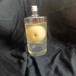 Wine Bottle, Health Craft Glass Wine Bottle, Medicinal Wine Glass Bottle, Wine Bottle, Fruit Sealed Ginseng Wine Bottle Piece