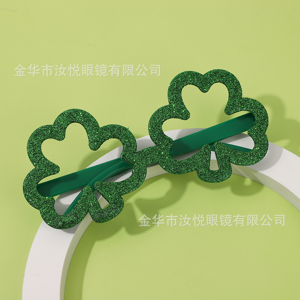 三叶草百叶窗眼镜