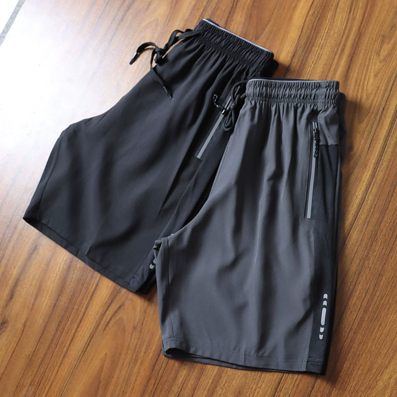 Sports-Born 3 м молния Светоотражающая полоса пуля со всех сторон! Летние мужские тонкие дышащие быстросохнущие шорты, укороченные брюки