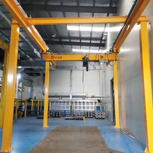 5t單梁懸掛起重機2噸行車電動葫蘆車間物料搬運精密機械模具裝配