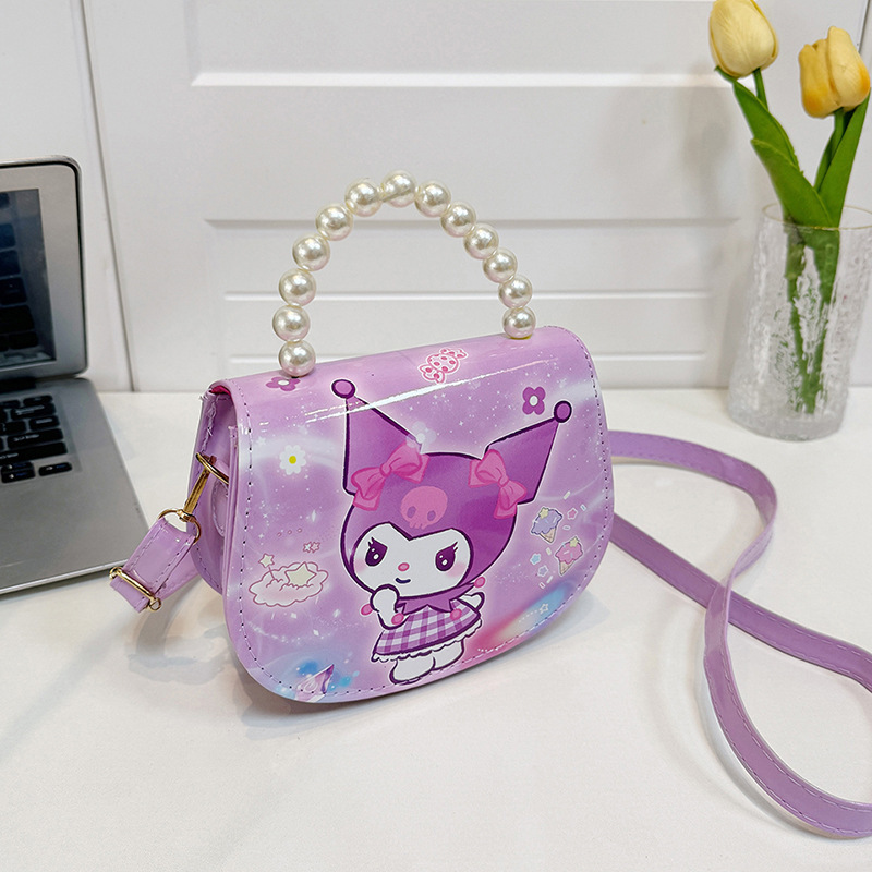 2024 caricatura Kulomi bolso de hombro para niños niñas adorables coreanos en jardín de infantes con bolso de cinturón