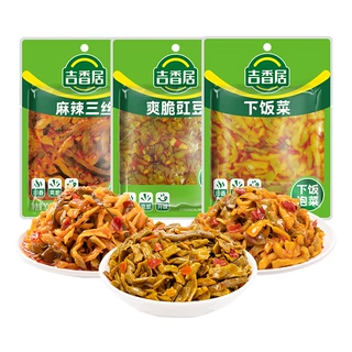 吉香居106g系列下饭菜麻辣三丝爽脆豇豆四川风味开胃小菜