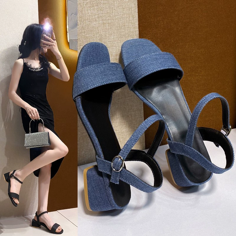 (Cross-border trading), summer sandals with a strap, plus size, flowered