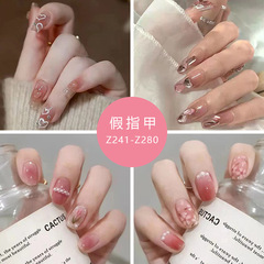 Internet celebrity fake nails, manicure patches, wearable nails, wholesale wearable nails, nail art patches, finished wearable nails