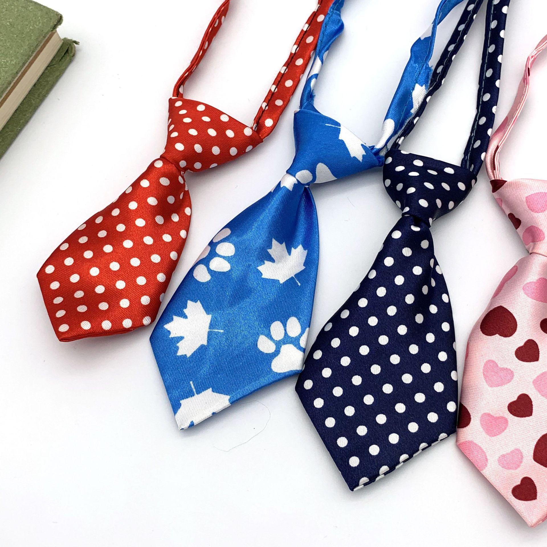 Plaid Pet Tie Collar Cats And Dogs Universal Collar Cat Jewelry Bow Tie Adjustable Collar