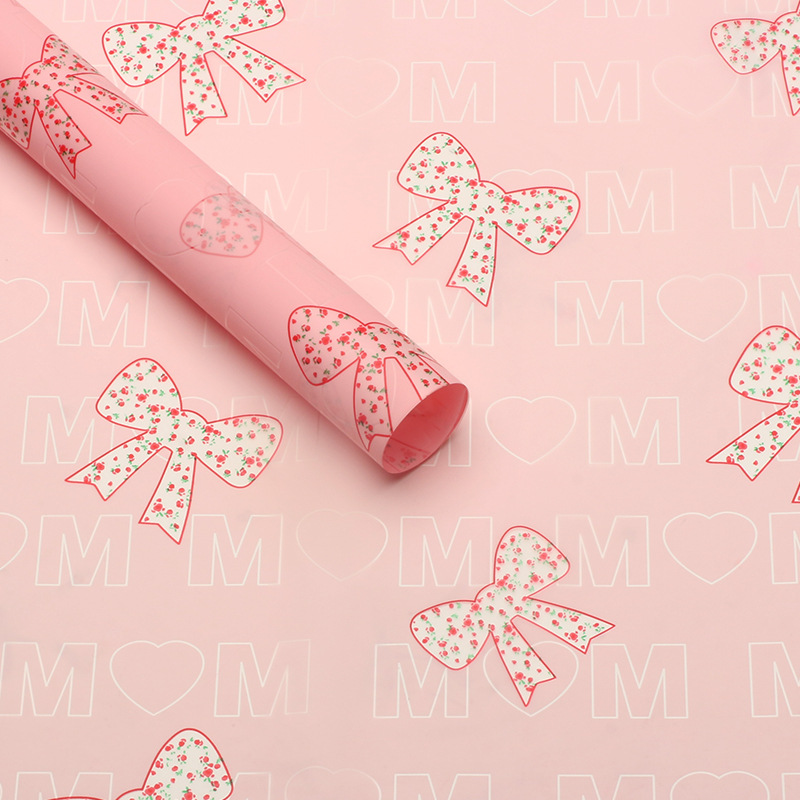Huaxi Fanghua nudo floral embalaje de papel DIY arco hecha a mano ramo de flores regalos de papel florista materiales de flor