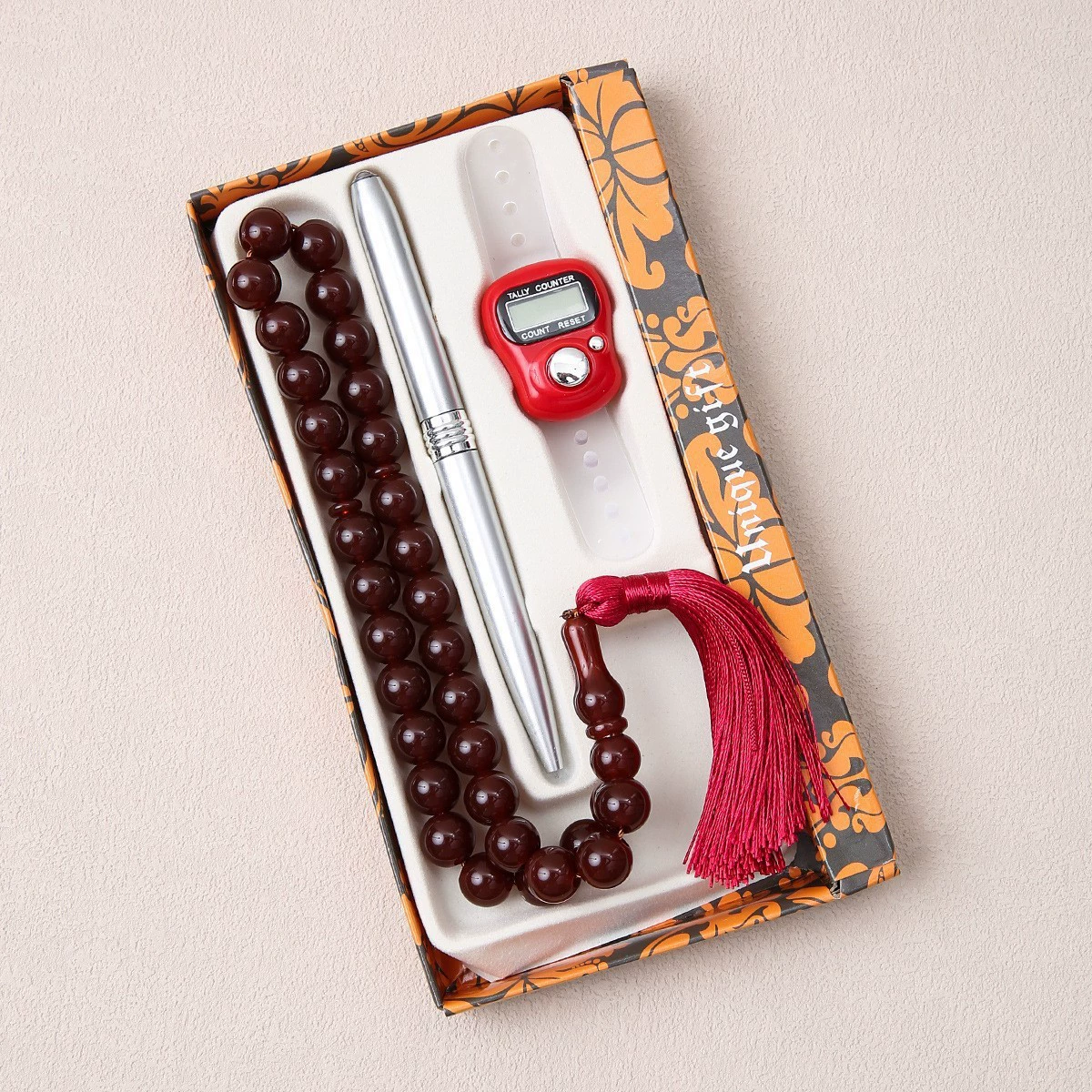 Rosary, set, 33 pieces, 3 piece set