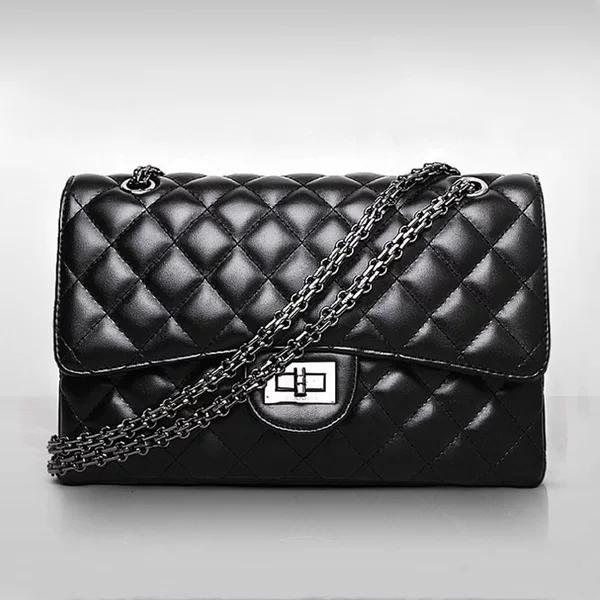 2026 New European and American Fashion Trendy Quilted Chain Bag, Chanel-Style Women's Bag, Single Shoulder Crossbody Bag, Small Women's Bag
