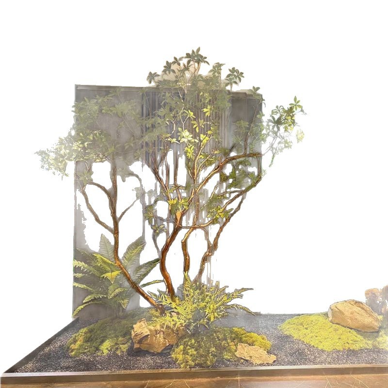 高端马醉木橱窗造景生植物室内装饰树大型假树简约景观仿真绿植|undefined
