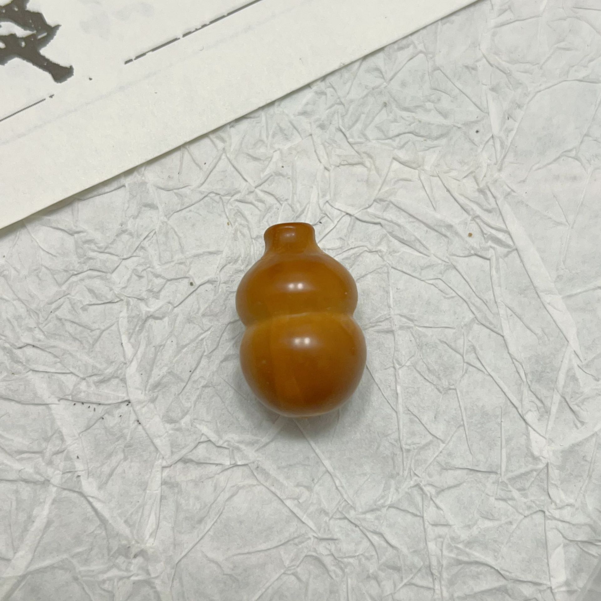 Natural olive core carving small gourd Wenwan accessories bracelet accessories loose beads spacer beads DIY jewelry