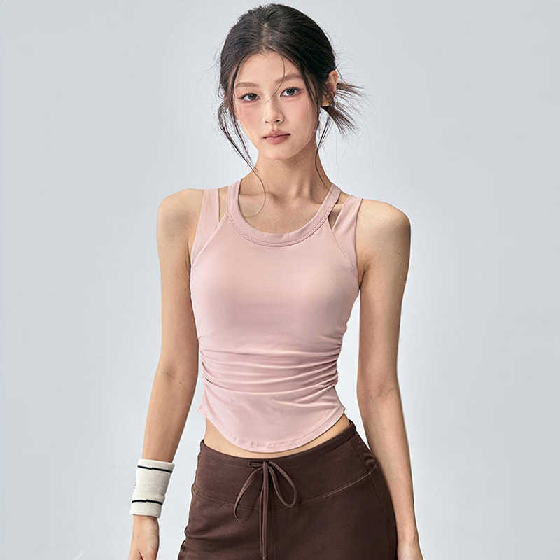 Yoga Clothing for Women, One-Piece Slimming Yoga Vest, Shock-Proof Running Sports Bra, Pilates Fitness Top