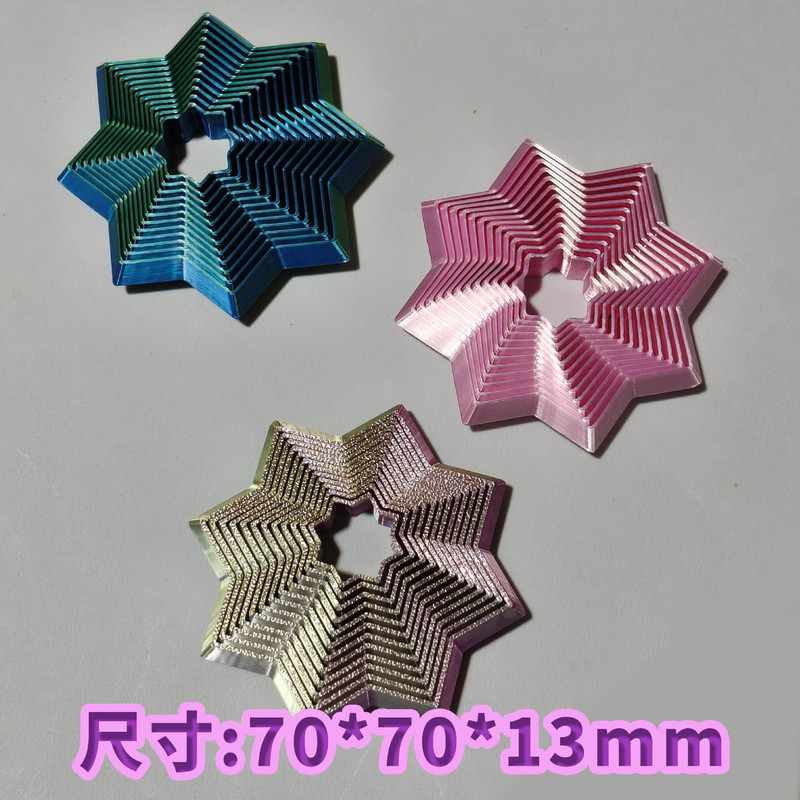 热销跨境解压萝卜塔3D打印模型可动模型多彩儿童玩具摆件批发爆款|undefined
