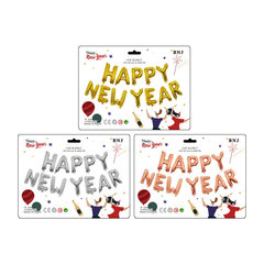 INS新年パーティー飾り 新年明けましておめでとうございます 2025 春節ペーパーカードセット HAPPYNEWYEAR アルミフィルムバルーン