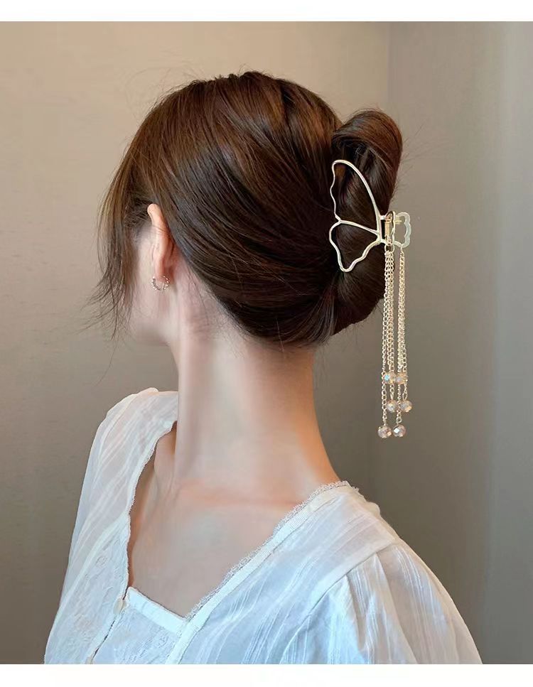 Butterfly Tassel Hair Clip 5