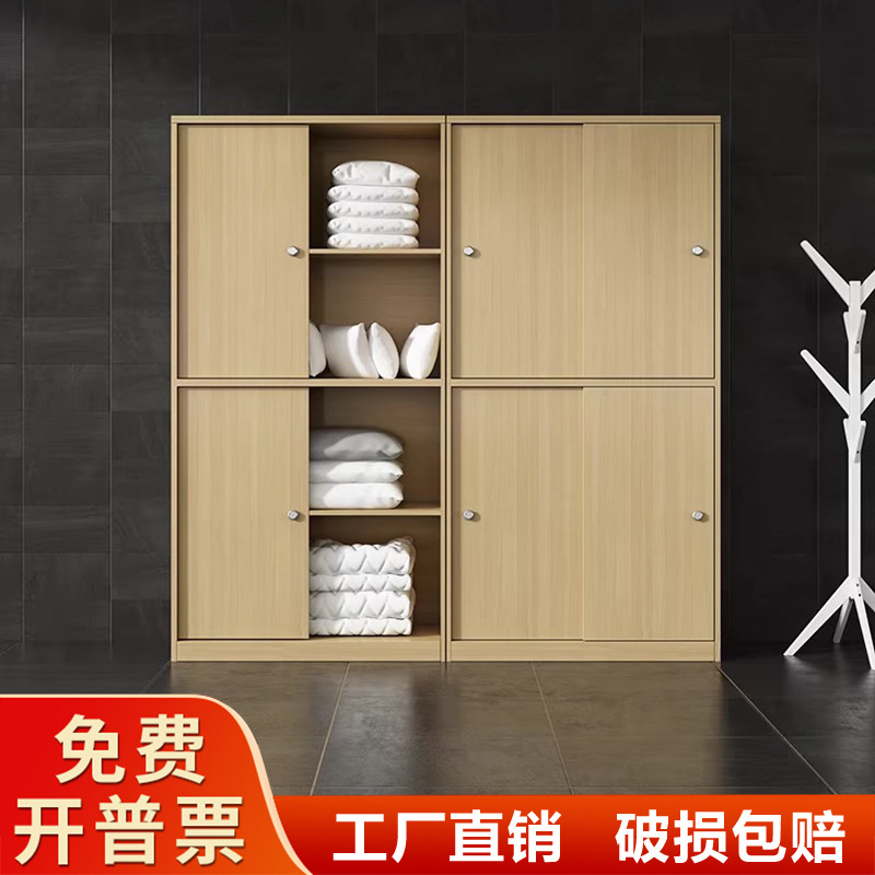 Apartment Hotel Room Linen Cabinet Hotel B&B Storage Cabinet Bathroom Locker Sauna Towel Cabinet