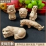 丑牛十二生肖实木家居桃木