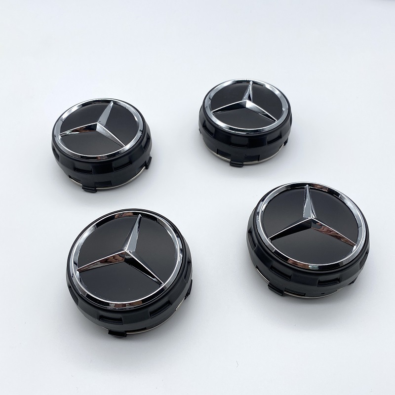 Suitable for Mercedes-Benz hub center cover 75mm high foot hub cover AMG center hub cover standard in stock wholesale